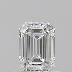 Diament szlif szmaragdowy, 0.7ct, VVS2, G, GIA 6521966323