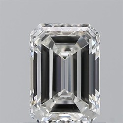Diament szlif szmaragdowy, 0.81ct, VS1, H, GIA 1539035380