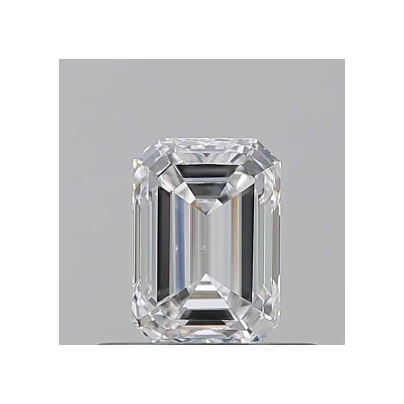 Diament szlif szmaragdowy, 0.5ct, VS2, D, GIA 7531190149