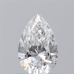 Diament szlif gruszkowy, 0.7ct, VS1, E, GIA 7533164790