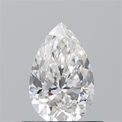 Diament szlif gruszkowy, 0.5ct, VVS2, F, GIA 5533164777