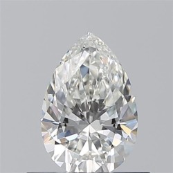 Diament szlif gruszkowy, 0.51ct, VVS2, H, GIA 7536216105