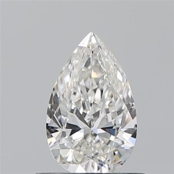 Diament szlif gruszkowy, 0.57ct, VS1, H, GIA 1538216128
