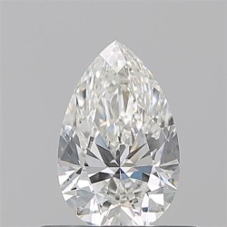 Diament szlif gruszkowy, 0.52ct, VVS1, H, GIA 3535216116