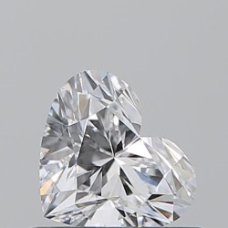Diament serce, 0.53ct, VS2, D, GIA 2537266949