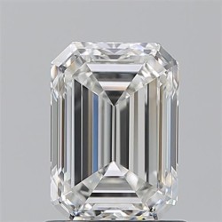 Diament szlif szmaragdowy, 1.23ct, VVS1, G, GIA 2537261919