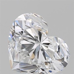 Diament serce, 1.51ct, VS2, D, GIA 6233682248