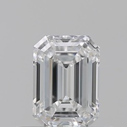 Diament szlif szmaragdowy, 0.51ct, VS1, E, GIA 6535331537
