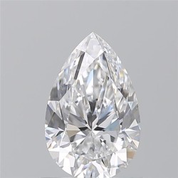 Diament szlif gruszkowy, 1.01ct, VS1, D, GIA 7531286002