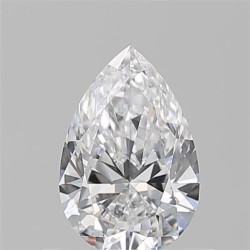 Diament szlif gruszkowy, 0.5ct, VS2, D, GIA 5533331492