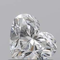 Diament serce, 0.78ct, VVS1, F, GIA 6531348805