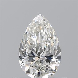 Diament szlif gruszkowy, 0.55ct, VVS1, H, GIA 6535349425