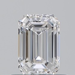 Diament szlif szmaragdowy, 0.61ct, VVS1, F, GIA 7536384697