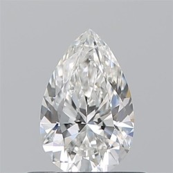Diament szlif gruszkowy, 0.5ct, VVS2, F, GIA 7531358929