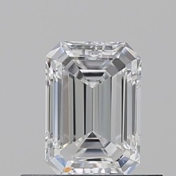 Diament szlif szmaragdowy, 0.5ct, VS2, E, GIA 6531391642