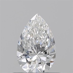 Diament szlif gruszkowy, 0.52ct, VS1, F, GIA 7531362356