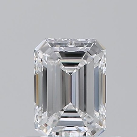 Diament szlif szmaragdowy, 0.5ct, VS2, D, GIA 7538390519