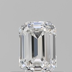 Diament szlif szmaragdowy, 0.5ct, VS2, F, GIA 3535390544