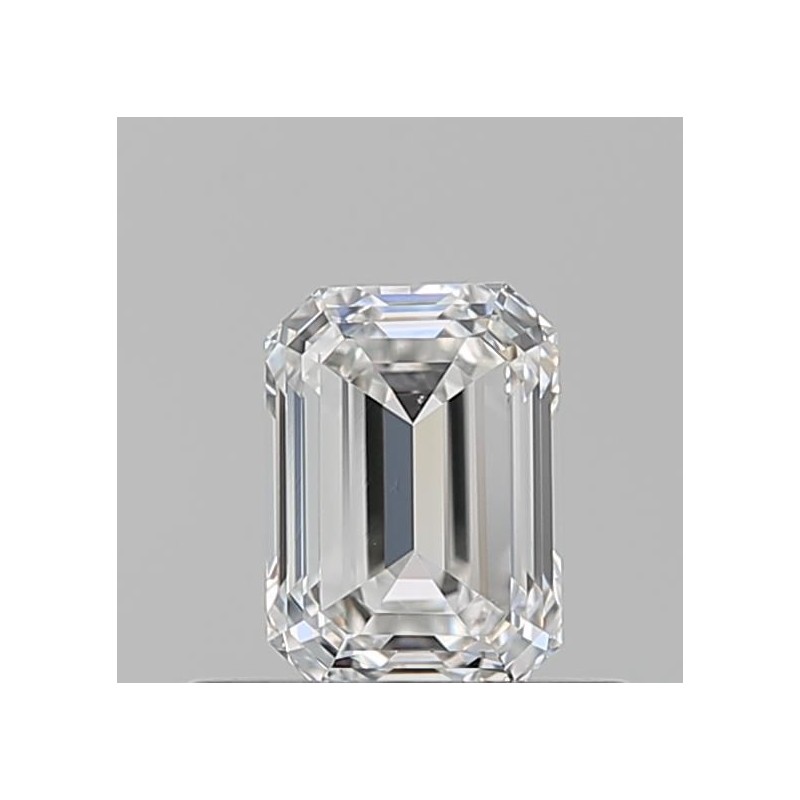 Diament szlif szmaragdowy, 0.5ct, VS2, F, GIA 3535390544