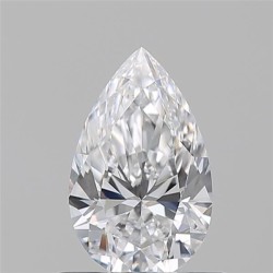 Diament szlif gruszkowy, 0.71ct, VS2, D, GIA 6535481378