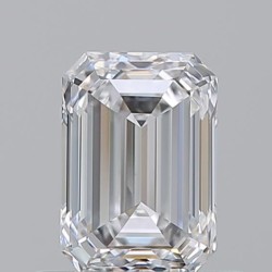 Diament szlif szmaragdowy, 0.7ct, VS1, D, GIA 7531440270