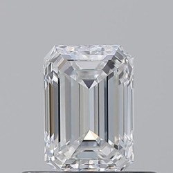 Diament szlif szmaragdowy, 0.5ct, VS1, D, GIA 1538444347