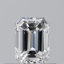 Diament szlif szmaragdowy, 0.5ct, VS2, D, GIA 7533440455