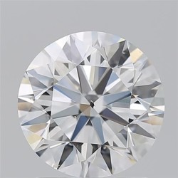 Diament szlif okrągły, 1.86ct, SI2, D, GIA 6531432691