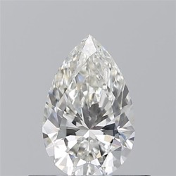 Diament szlif gruszkowy, 0.5ct, VS2, H, GIA 1537445656