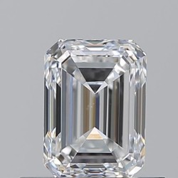 Diament szlif szmaragdowy, 0.7ct, VS2, D, GIA 7533446030