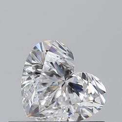 Diament serce, 0.53ct, VS2, D, GIA 6532466941
