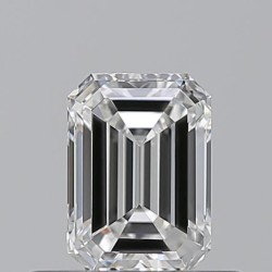 Diament szlif szmaragdowy, 0.5ct, VS1, E, GIA 2536466812