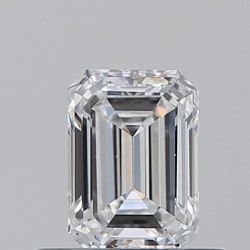 Diament szlif szmaragdowy, 0.51ct, VS2, E, GIA 2534467144