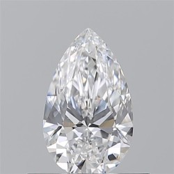 Diament szlif gruszkowy, 0.51ct, VS2, D, GIA 6532539625