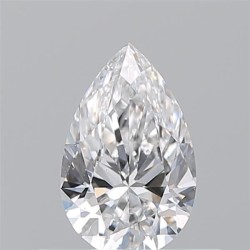 Diament szlif gruszkowy, 0.5ct, SI1, D, GIA 6532635088