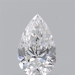 Diament szlif gruszkowy, 0.51ct, VS2, D, GIA 7538649069