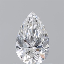 Diament szlif gruszkowy, 0.71ct, VS1, F, GIA 6531692995