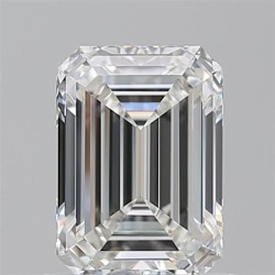 Diament szlif szmaragdowy, 1.1ct, VVS1, H, GIA 1232737143