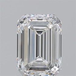 Diament szlif szmaragdowy, 1.5ct, VVS1, F, GIA 5536614009