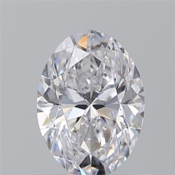 Diament szlif owalny, 0.9ct, SI1, D, GIA 5533890575