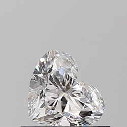 Diament serce, 0.52ct, VS2, D, GIA 6522302253