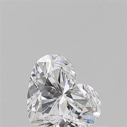 Diament serce, 0.51ct, VS2, E, GIA 5523763547