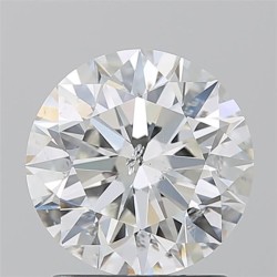 Diament szlif okrągły, 1.7ct, SI2, H, GIA 6532063466