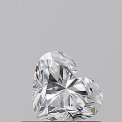 Diament serce, 0.5ct, VS1, F, GIA 2526646383