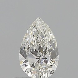 Diament szlif gruszkowy, 0.56ct, VVS1, H, GIA 6515720332