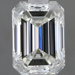 Diament szlif szmaragdowy, 0.9ct, VVS2, H, IGI 741551044
