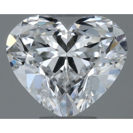 Diament serce, 0.5ct, VS2, F, GIA 6541230840