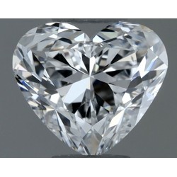 Diament serce, 0.5ct, VS2, D, GIA 7548231096
