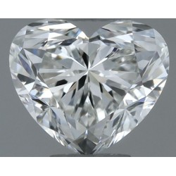 Diament serce, 0.5ct, VVS1, H, GIA 6542231017
