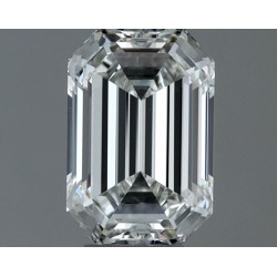 Diament szlif szmaragdowy, 0.5ct, VS1, H, GIA 6541230856
